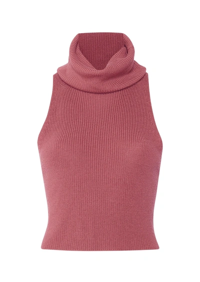 Lapointe Wool Turtleneck Tank In L