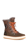 Aquatherm By Santana Canada Mara Waterproof Faux Fur Boot In Brown-rust