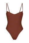 Anemos The Balconette Underwire One-piece In Sienna