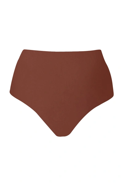 Anemos The High-waist Bikini Bottom In Sienna