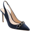 Charles David Womens Suede Slip On Slingback Heels In Multi