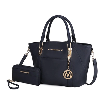 MKF COLLECTION BY MIA K DARIELLE SATCHEL HANDBAG WITH WALLET