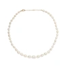 Olivia & Pearl Graduated Baroque Pearl Necklace In Gbn/ss