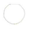 Olivia & Pearl Graduated Baroque Pearl Necklace In Gbn/14k
