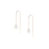 Olivia & Pearl Oh So Fine Vermeil Drop Pearl Earring In O&p/dpe/ver/rg