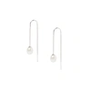 Olivia & Pearl Oh So Fine Vermeil Drop Pearl Earring In O&p/dpe/ver/wg