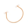 Olivia & Pearl Signature Cuff Bangle Rose Gold In O&p/scb/rg