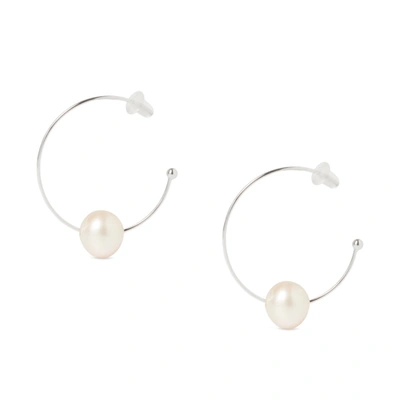 Olivia & Pearl Oh So Fine Mini Hoop Earring Vermeil In O&p/mhe/ver/rg