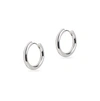Olivia & Pearl Midi Chunky Hoop Earrings In Mche/ss