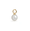 Olivia & Pearl Round Cultured Pearl Charm In Round/pc/rg