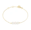 Olivia & Pearl Oh So Fine Trio Bracelet In Triobr/rg