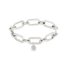 Olivia & Pearl Uat Link Chain Charm Bracelet In Lcc/brac/ss