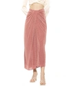 Alexia Admor Jeanette Midi Skirt In Gold