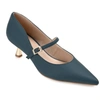 Journee Collection Womens Manza Kitten Heel Mary Jane Pointed Toe Pumps In Multi