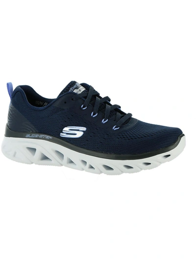 Skechers New Facets Womens Fitness Gym Athletic And Training Shoes In Blue