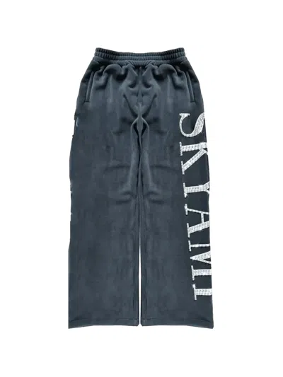 77 Studios Skyami Rhinestone Track Pants In Multi