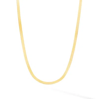 770 Fine Jewelry Women's Gold 2mm Herringbone Chain Necklace