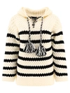 Alanui The Mariner Striped Wool Hoodie