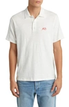 Rag & Bone Logo-embroidered Polo Shirt In White