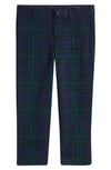 Vineyard Vines Kids' Breaker Pants In Plaid- Green