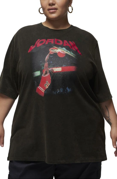Jordan Women's  (her)itage Graphic T-shirt (plus Size) In Black