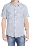 THE NORMAL BRAND FRESHWATER SHORT SLEEVE BUTTON-UP SHIRT