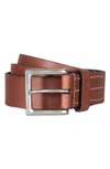 ALLSAINTS METAL TIPPED LEATHER BELT