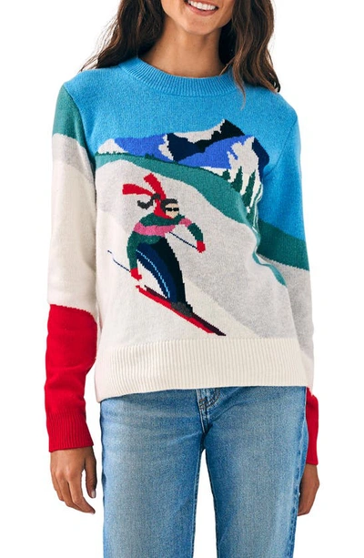 Faherty Crew Sweater In Mountain Coaster