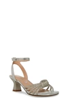 Steve Madden Kids' Jlucia Rhinestone Strappy Sandal In Silver