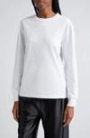 Alexander Wang T-shirt With Logo Application In White