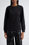 Alexander Wang Essential Long Sleeve T-shirt In Black