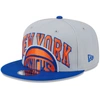 NEW ERA NEW ERA GRAY/BLUE NEW YORK KNICKS TIP-OFF TWO-TONE 9FIFTY SNAPBACK HAT