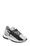Givenchy Spectre Runner Sneakers In 4g Synthetic Fiber With Zip In Grey Black