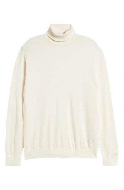 Reiss Caine Wool Turtleneck Jumper In Bianco