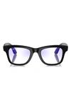 Ray Ban Ray-ban | Meta Wayfarer  Schwarz Fassung Klar Glas 53-22 In Clear