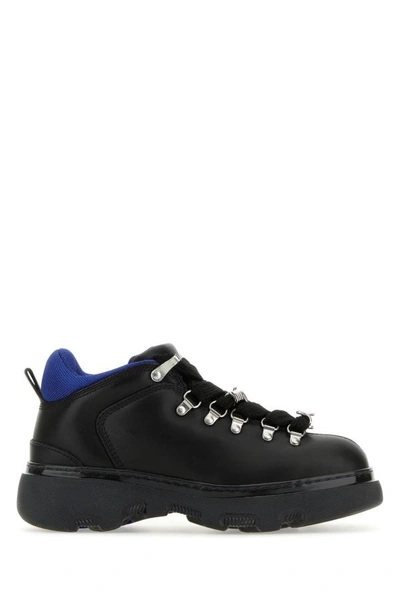 Burberry Man Black Leather Lace-up Shoes