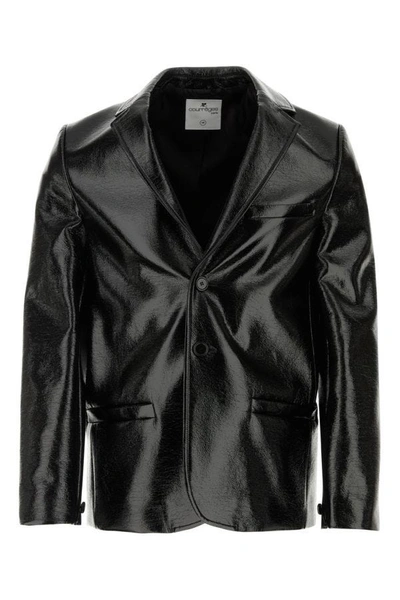 COURRÈGES COURREGES MAN BLACK VINYL BLAZER