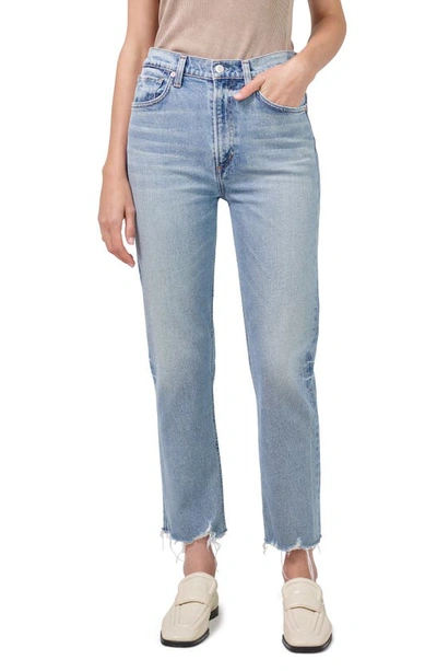 Citizens Of Humanity Daphne Cropped Jeans In Checkmate