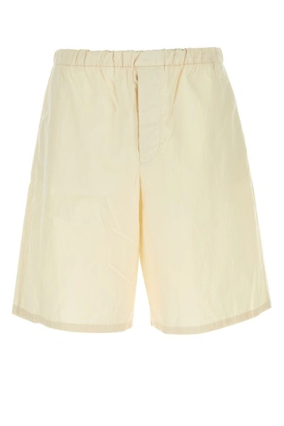 Prada Trousers In White