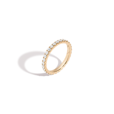 Aurate New York Round Diamond Eternity Ring In Rose