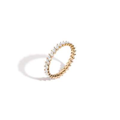 Aurate New York Marquise Diamond Eternity Ring In Rose