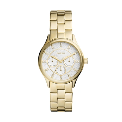 Fossil Women's Modern Sophisticate Multifunction, Gold-tone Stainless Steel Watch