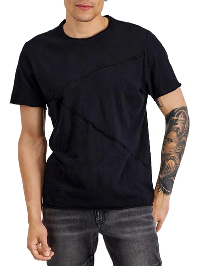 Inc Mens Cotton Crewneck T-shirt In Black