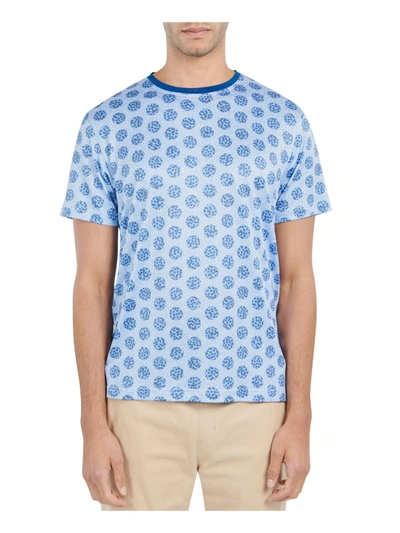 Society Of Threads Mens Jersey Printed T-shirt In Blue