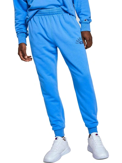 Champion Mens Fleece Fitness Jogger Pants In Blue