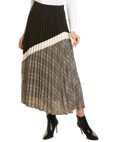 Gracia Pleated Skirt In Black