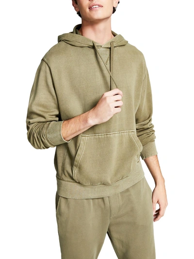 And Now This Mens Fleece Pullover Hoodie In Green