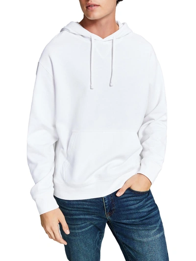 And Now This Mens Fleece Pullover Hoodie In White
