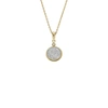Fossil Women's Hazel Glitz Paper Gold-tone Stainless Steel Pendant Necklace In Gold