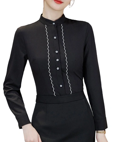 Bossy Chic Shirt In Black